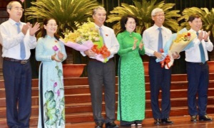 Đồng chí Ngô Minh Châu và đồng chí Võ Văn Hoan được bầu làm Phó Chủ tịch UBND TP. Hồ Chí Minh